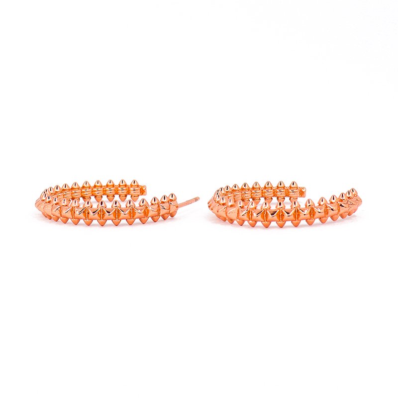 Earrings PINK HOOPS