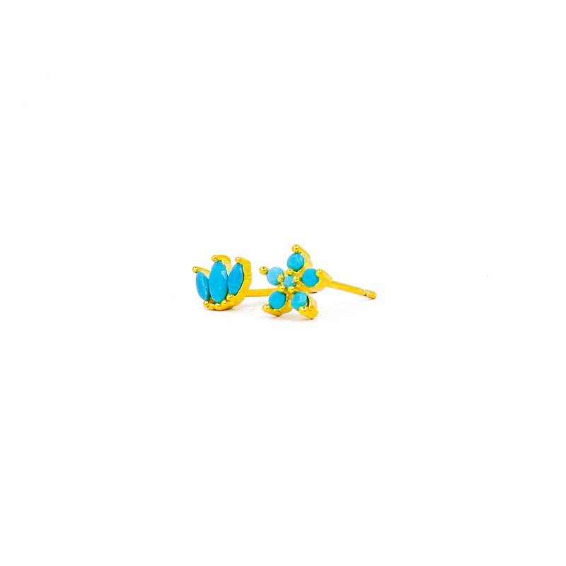 Earrings set FLORAL DROPS