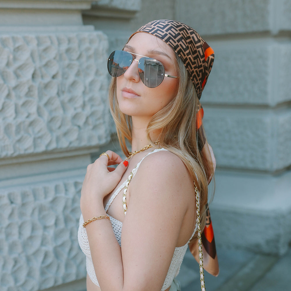 Satin scarf ALBA