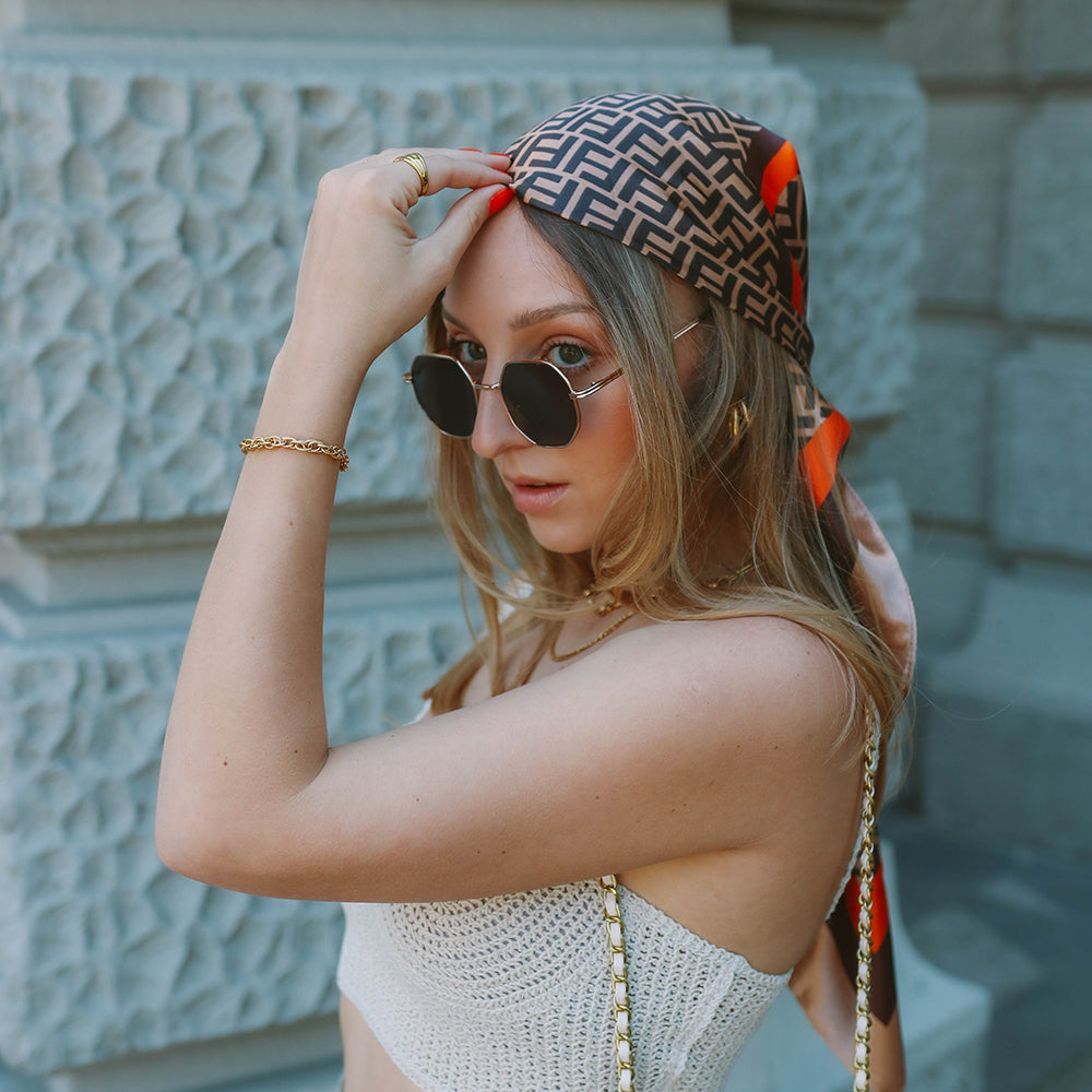 Satin scarf ALBA