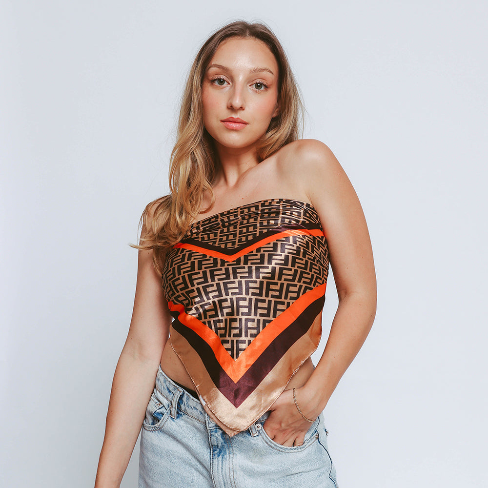 Satin scarf ALBA