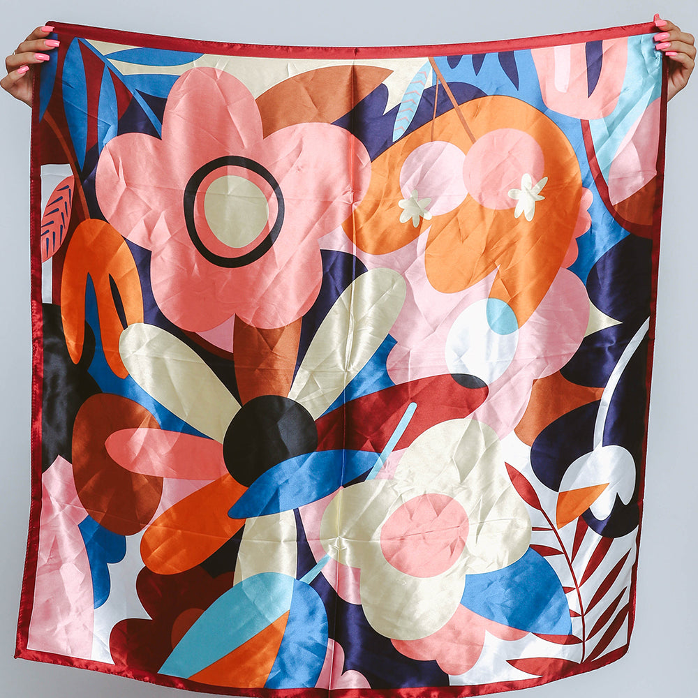 Satin scarf CYBELE