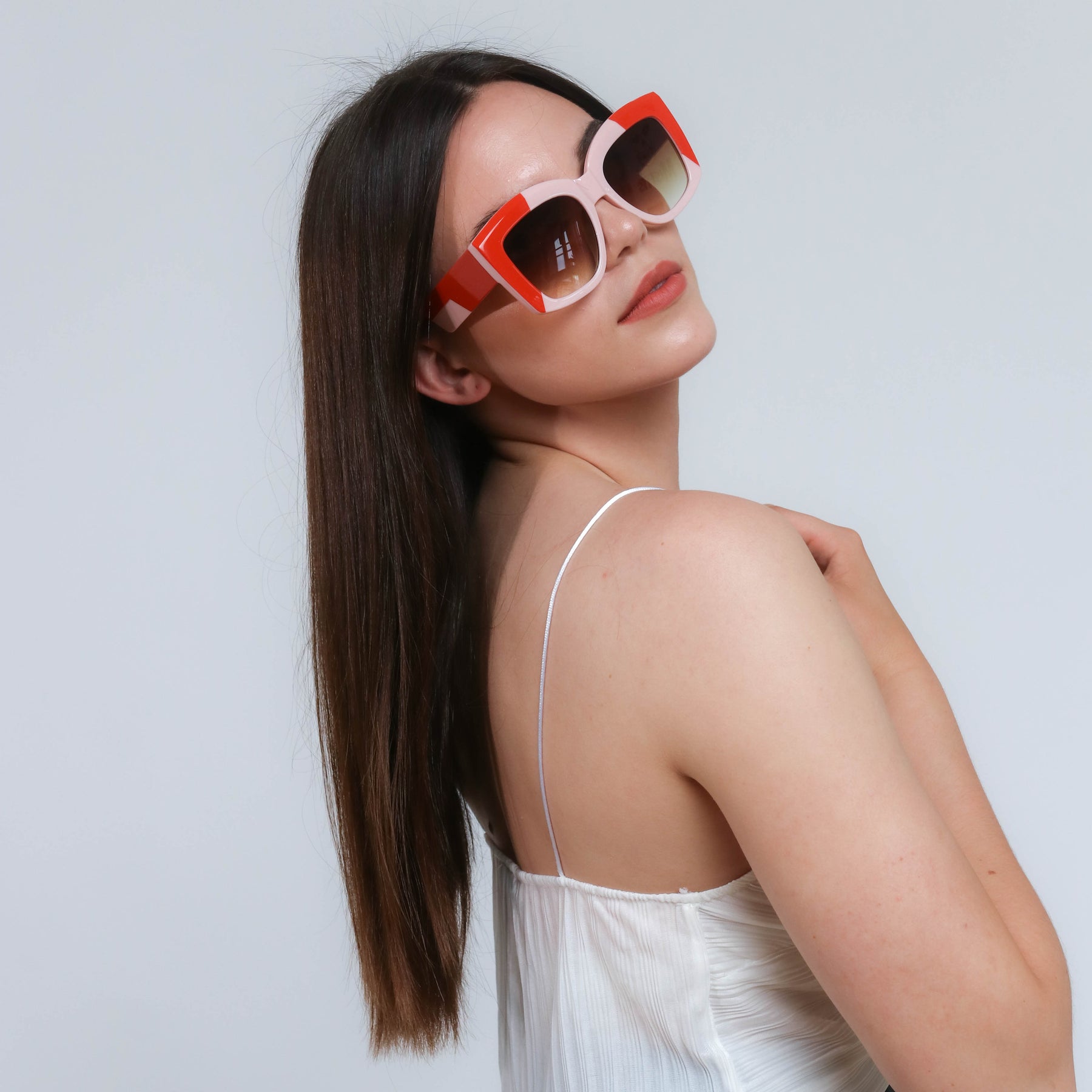 Sunglasses MAE PINK-RED