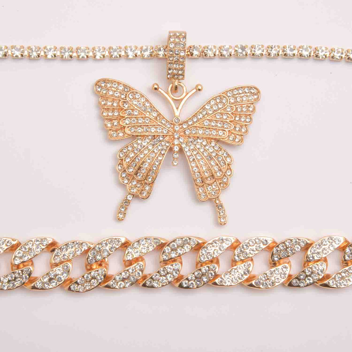 Necklace GOLD BUTTERFLY
