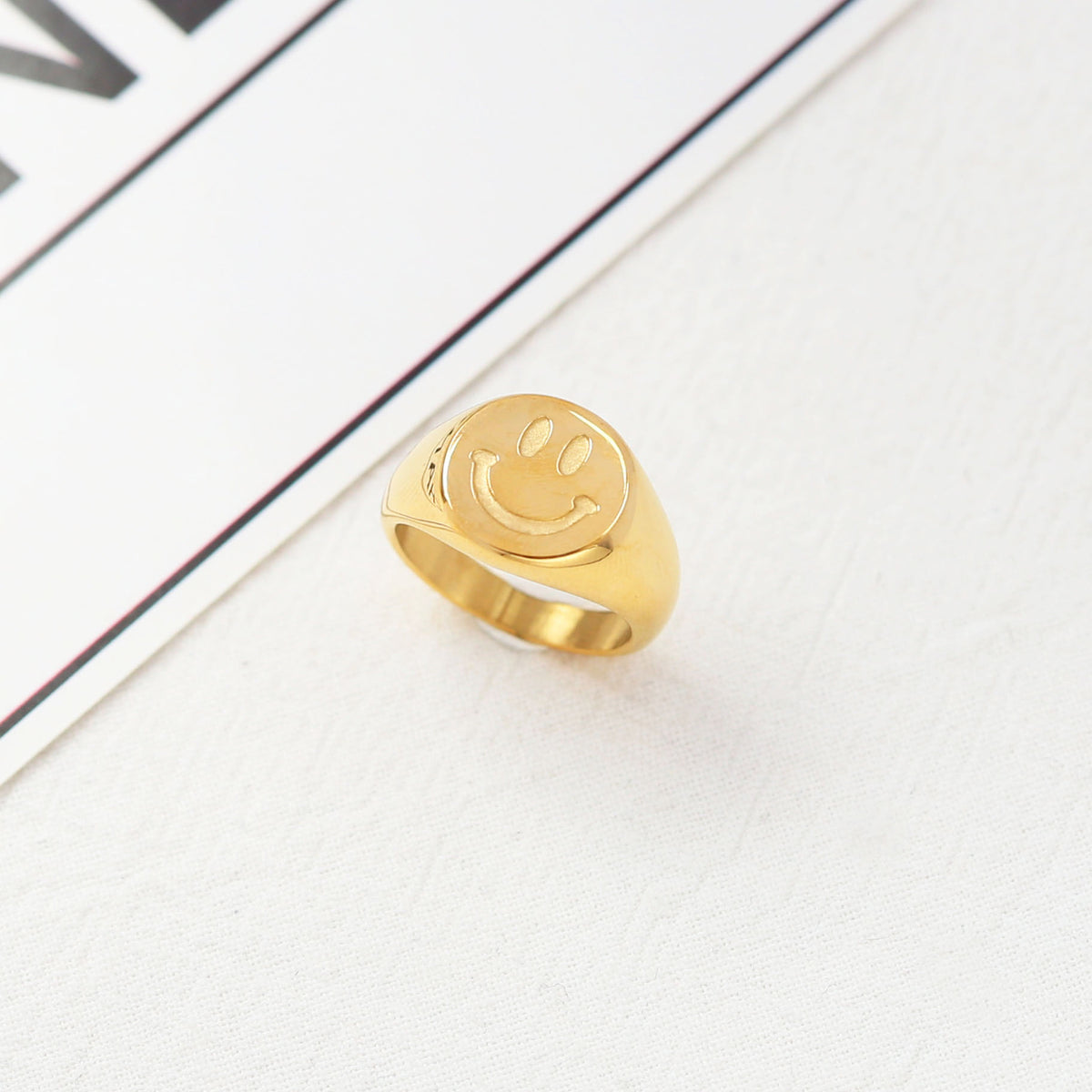 Ring GOLD SMILEY