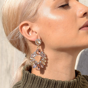 Earrings PINK IMI