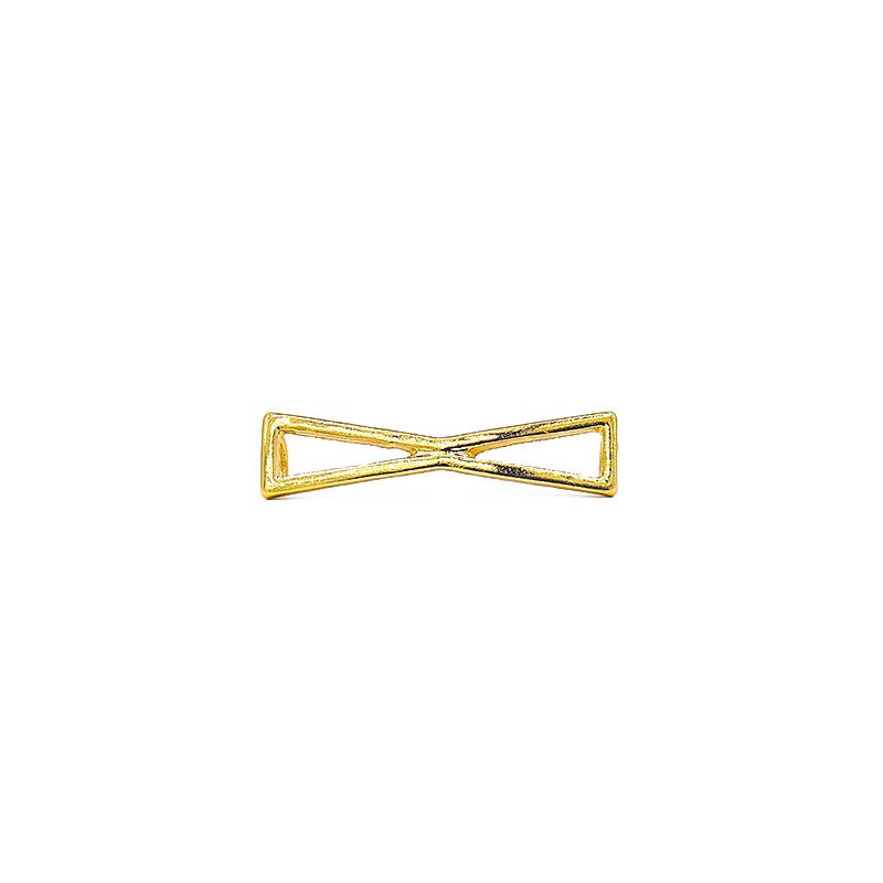 Shoe Charm GOLD BOW