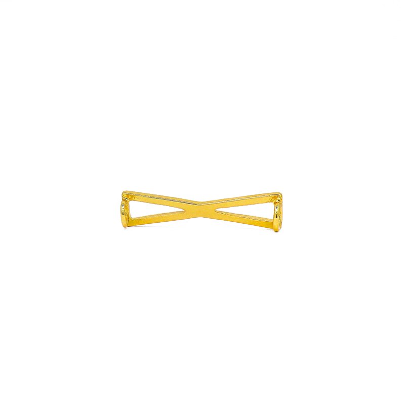 Shoe Charm GOLD BOW