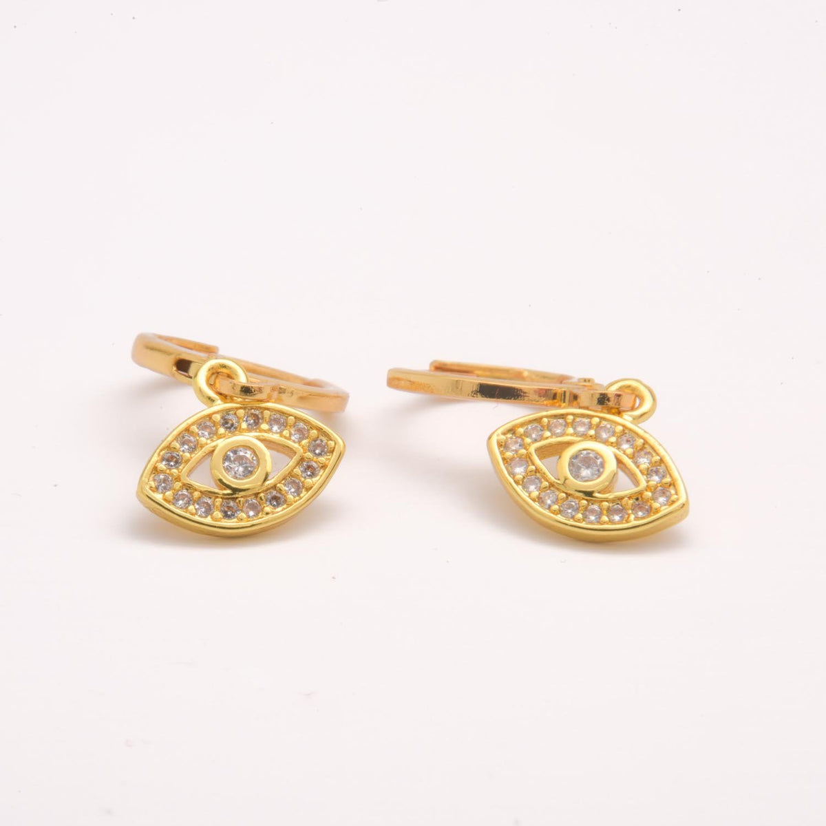 Earrings WHITE MINI EYES