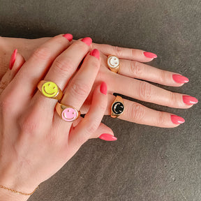 SMILEY ring set