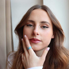 Ring BLUE LOOK