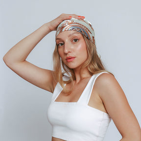 Satin scarf FRIDA