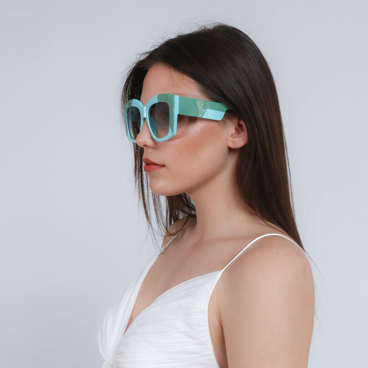 Sunglasses MAE BLUE-GREEN