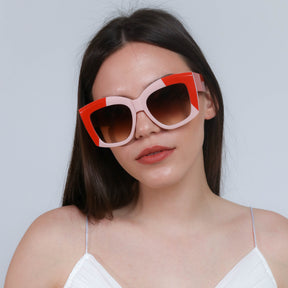 Sunglasses MAE PINK-RED