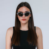 Sunglasses RAE WHITE-BLACK