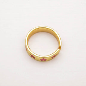 Ring RED STARS