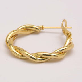 Earrings TWISTED HOOPS