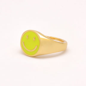 Ring YELLOW SMILEY
